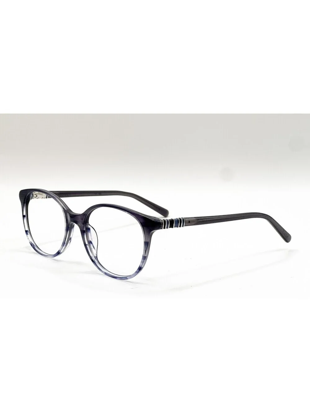 Nicole Miller Antigua C01 Smoke Grey Round Authentic Eyeglass Frames 51-18-135